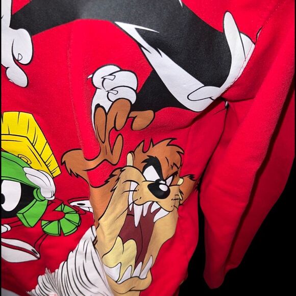 Juniors Looney Toons Taz Marvin Bugs Tweety Sylvester & Bugs Sweatshirt Size Sma - Picture 3 of 6